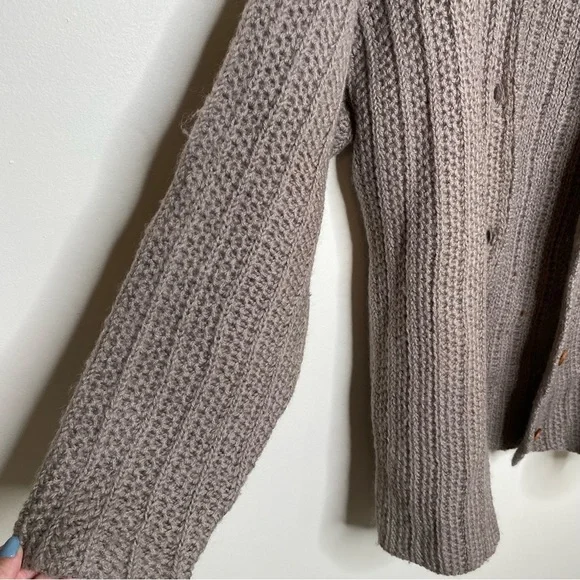 The Territory Ahead Wool Chunky Knit Cardigan Sweater - Picture 7 of 8